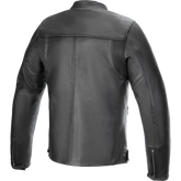 ALPINESTARS Blacktrack Leather Jacket - Black - 4XL 3103824-1100-4X
